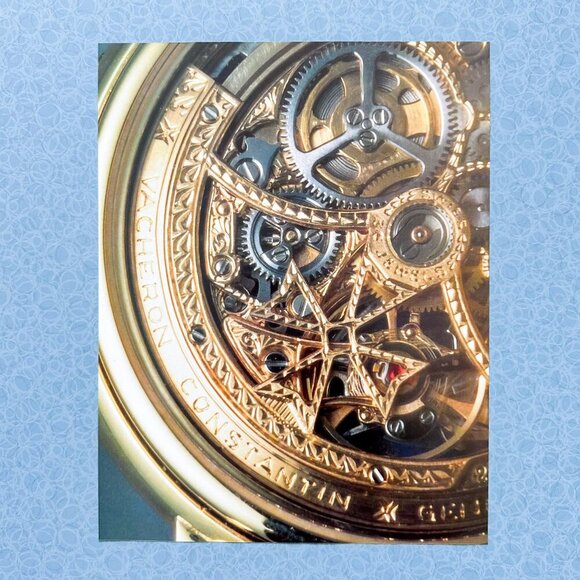 Vacheron Constantin Vintage Watch Ad – Swiss Luxury Gold Book Print - Picture 2 of 5